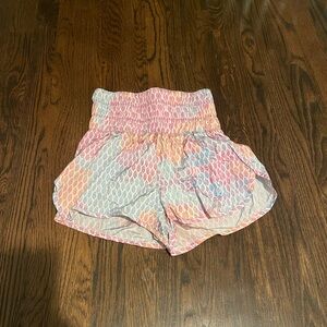 Colorful athletic free people movement shorts
